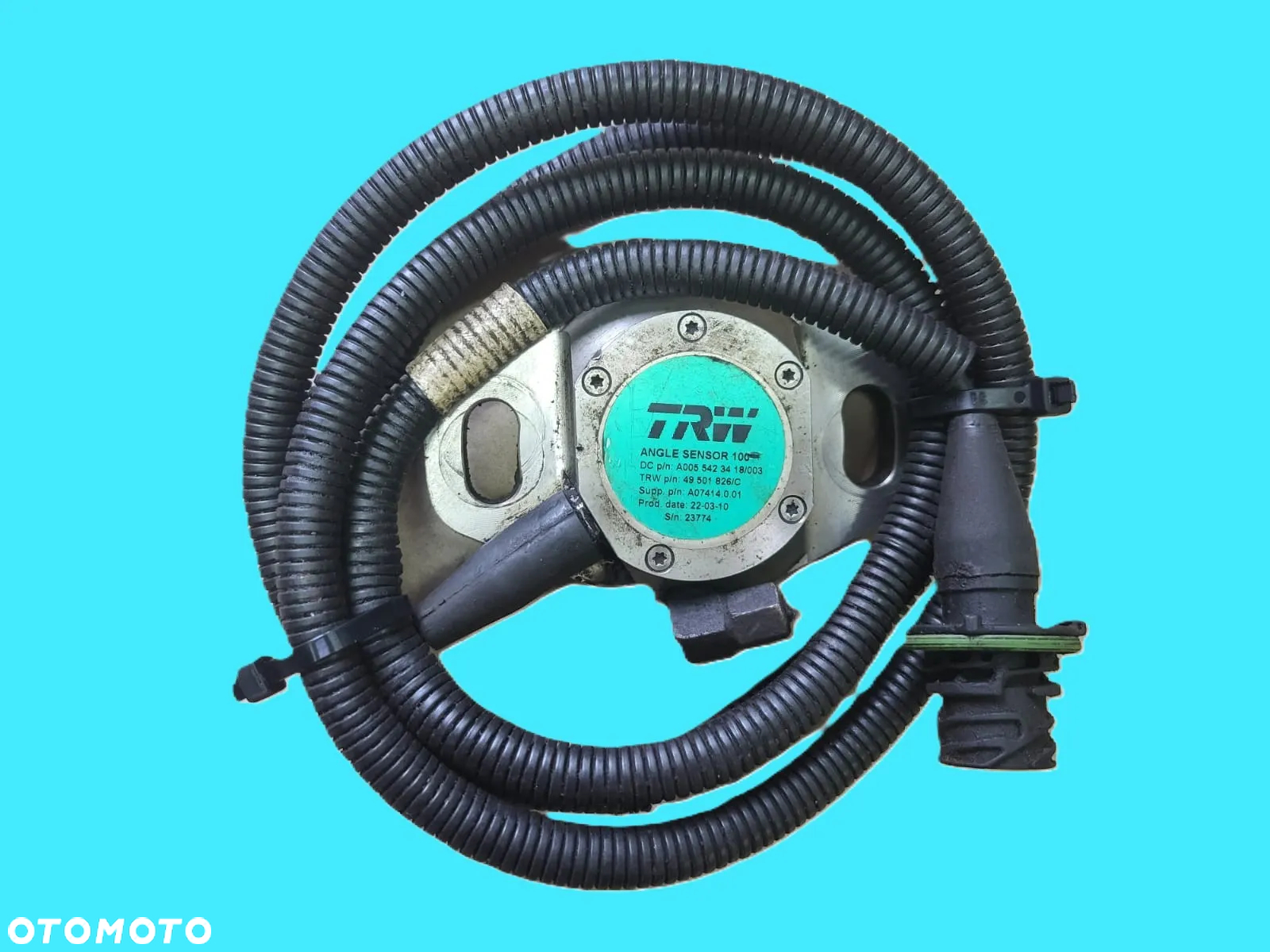 HURT A0055423618/003 CZUJNIK KATA SKRETU OSI TRW MERCEDES ACTROS AXOR ANTOS - 7