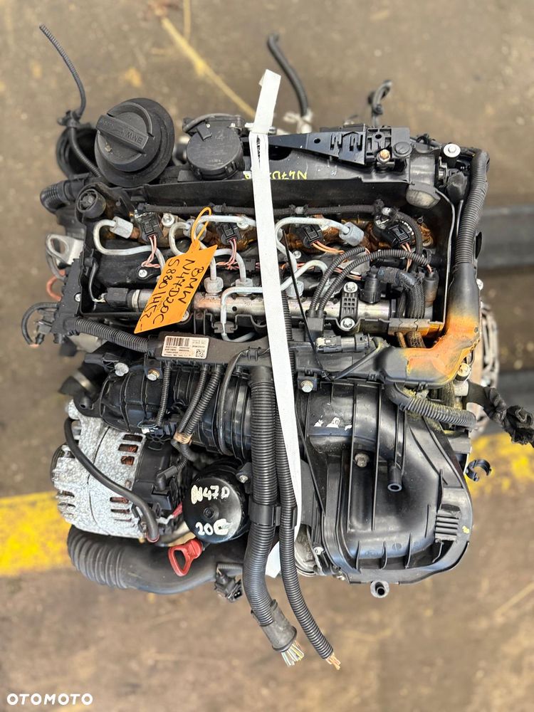 BMW N47D20C STARY 2.0 d diesel silnik kompletny z pełnym osprzętem gotowy do montażu - 5