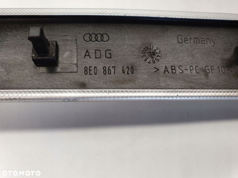 LISTWA DEKORY DRZWI AUDI A4 B7 S LINE 8E0867420 - 4