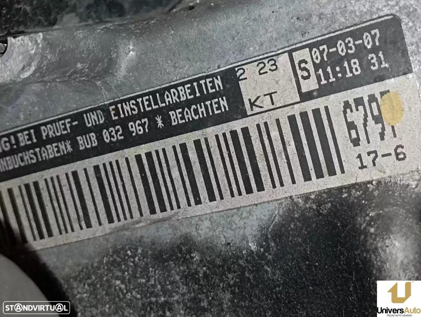 MOTOR COMPLETO AUDI TT 2006 -BUB - 1
