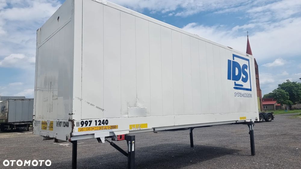 Krone 17.500zł netto 10x KONTENER ZABUDOWA BDF 7.80m DHL STALOWY ZAMYKANY ROLETĄ MOŻLIWOŚĆ TRANSPORTU ST.BDB - 7