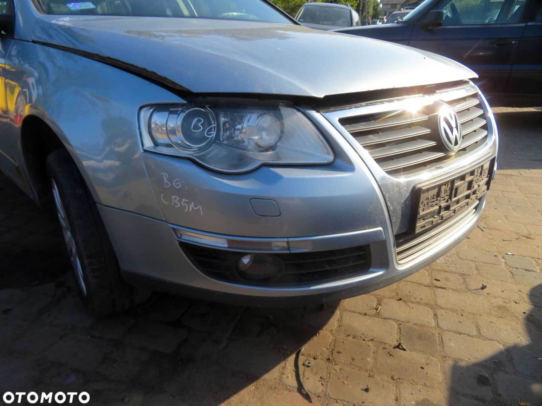 MASKA ZDERZAK BŁOTNIKI LAMPY PASSAT B6 LB5M  VOLKSWAGEN 2005-2010 SREBRNY PRZÓD KOMPLETNY - 11