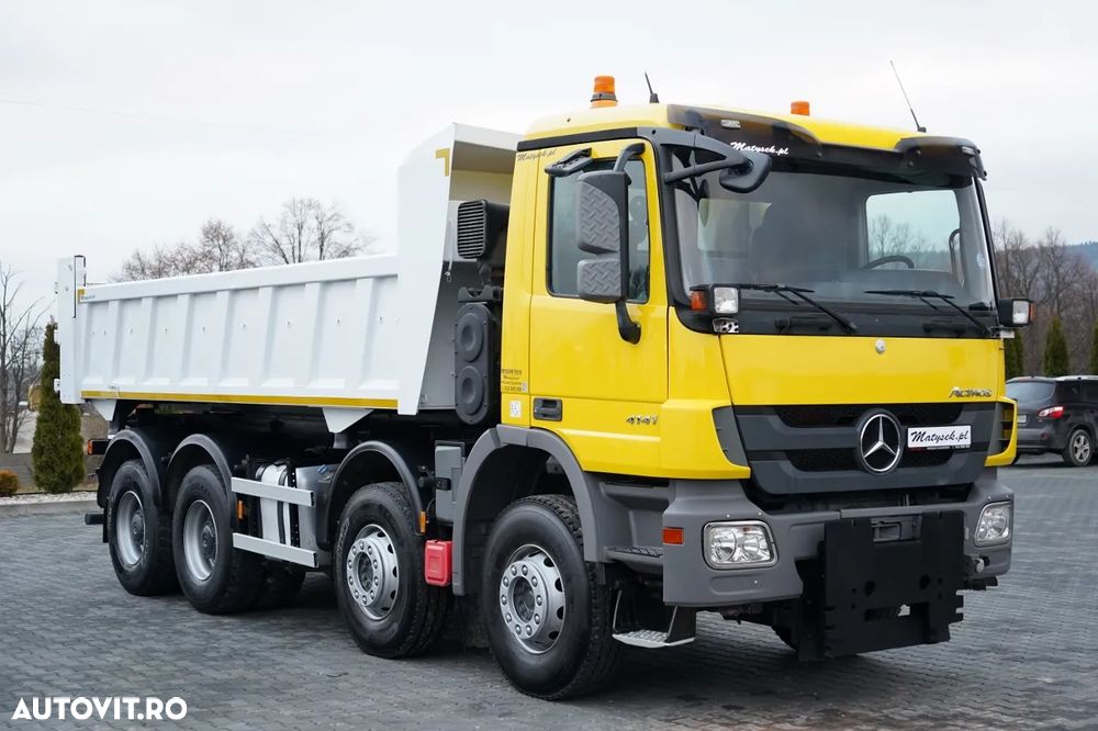 Mercedes-Benz ACTROS 4141 / 8x4 / CAROSERIE INTERSCHIMBABILĂ BDF / BASCULĂ BĂTĂȚI / BANCĂ HIDRODOXICĂ / CLAPETĂ HIDRODOXICĂ / EPS + AMBREIAJ - 17