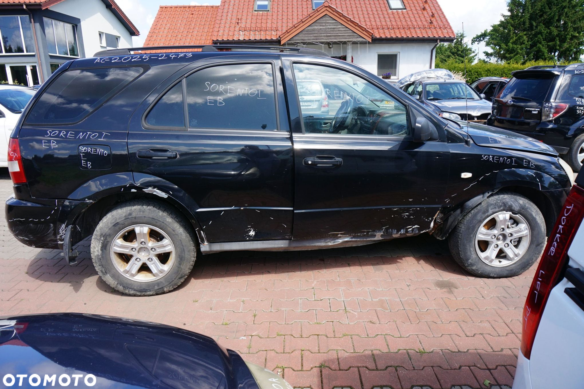 KIA SORENTO I 2005 EB 2.5 CRDI D4CB 140KM GU07G 4X4 CZARNY na części - 6