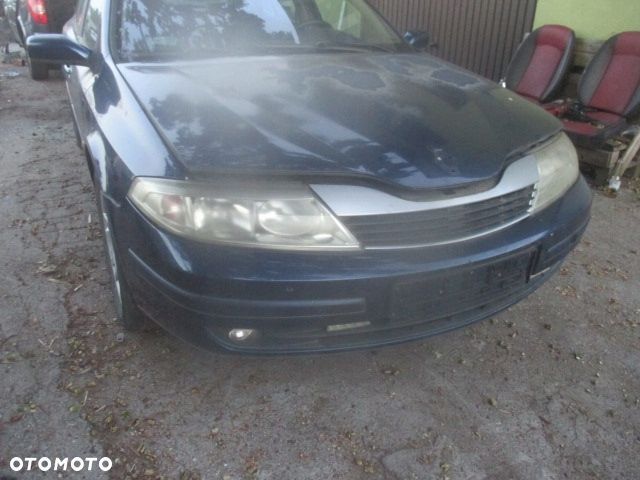 RENAULT LAGUNA 2 II ZDERZAK PRZEDNI NIEBIESKI - 1