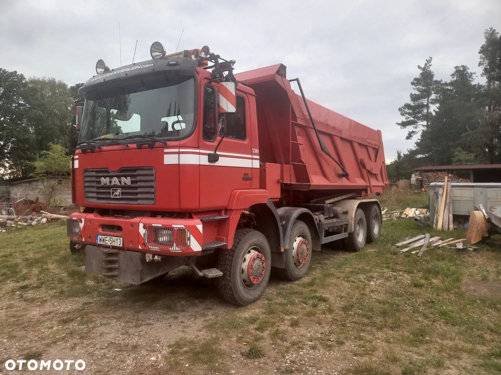 MAN F2000 8x6 1999 rok paka 20m3 - 1