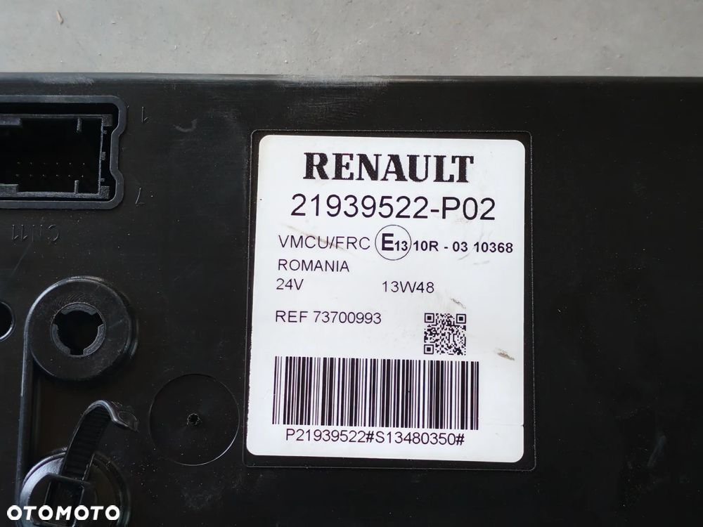 STEROWNIK MODUŁ VMCU RENAULT RANGE GAMA T C K 21939522 P02 21936559 P01 - 3