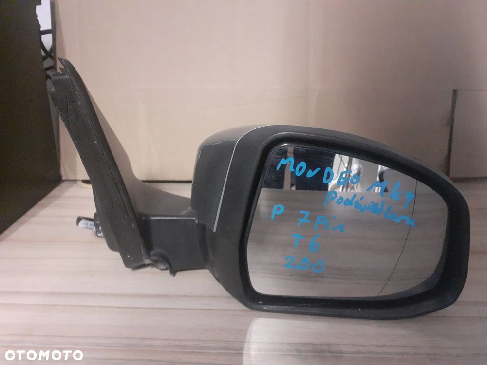 # PRAWE LUSTERKO FORD MONDEO MK4 7PIN PODŚWIETLANE T6 - 2