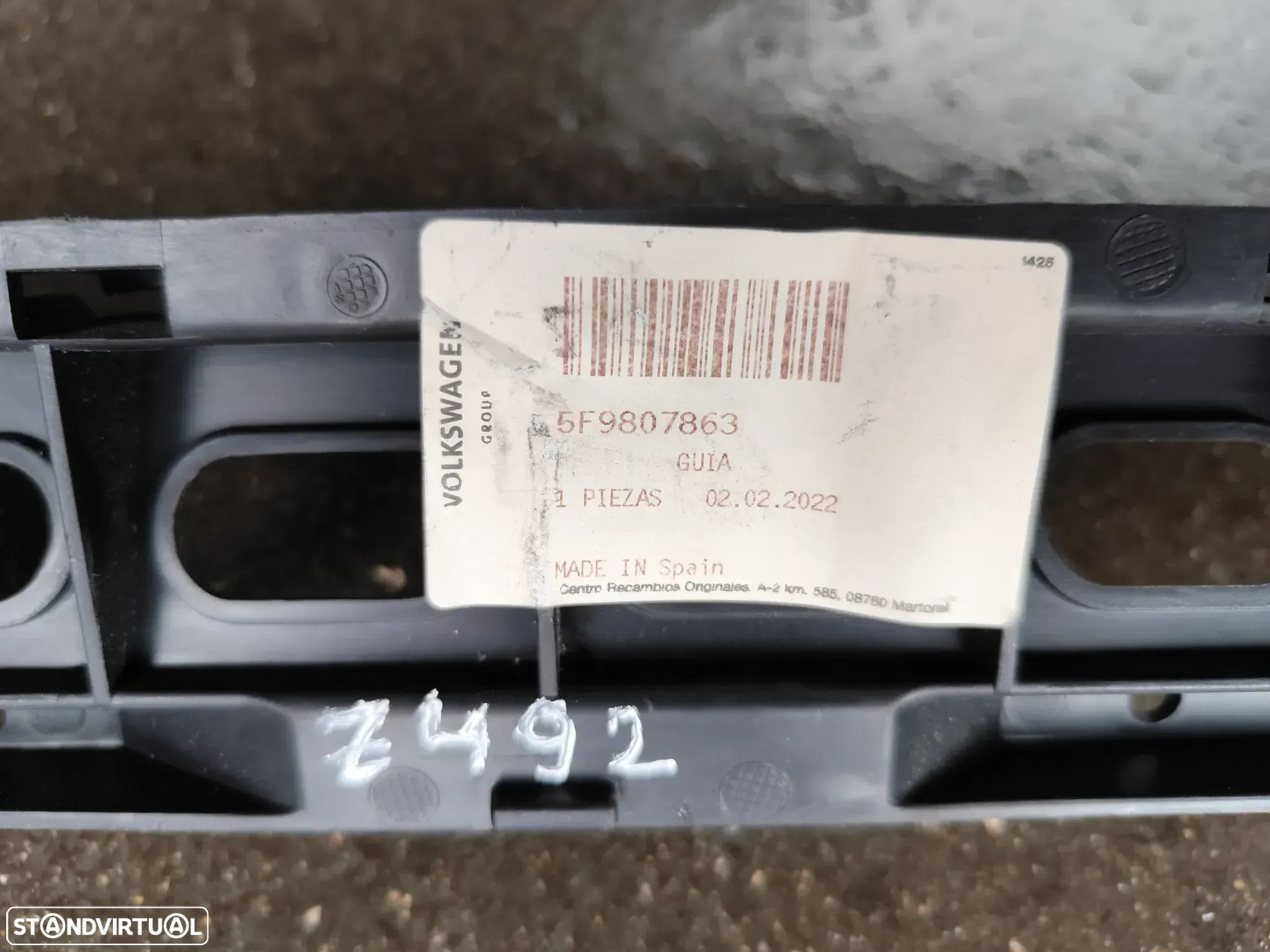SEAT LEON 5F GUIA PARA CHOQUES TRAS - Z492 - 5