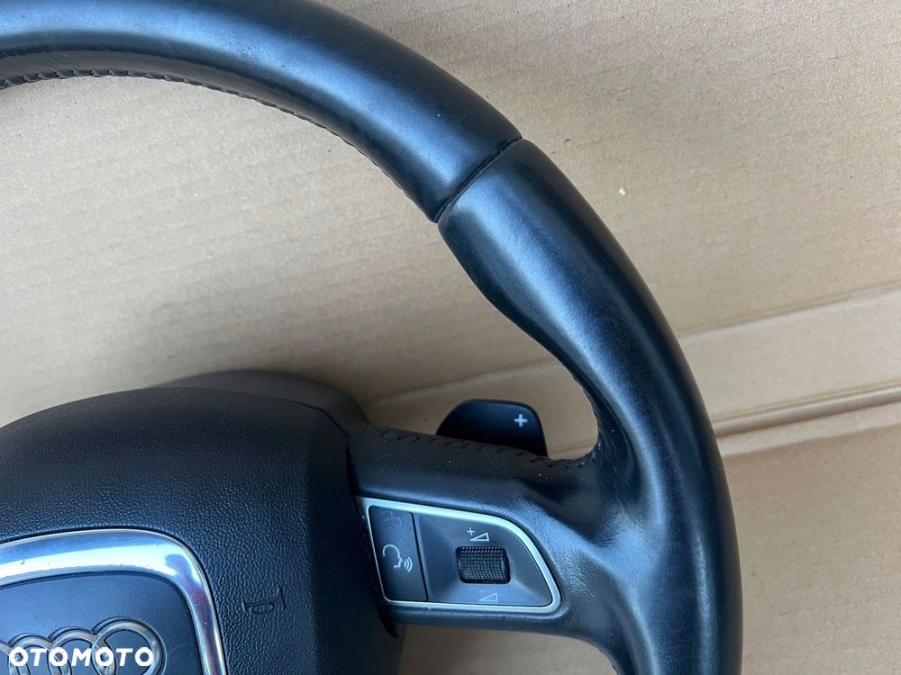 KIEROWNICA TRÓJRAMIENNA ŁOPATKI F1 II LIFT CHROM AUDI A8 S8 D3 - 3