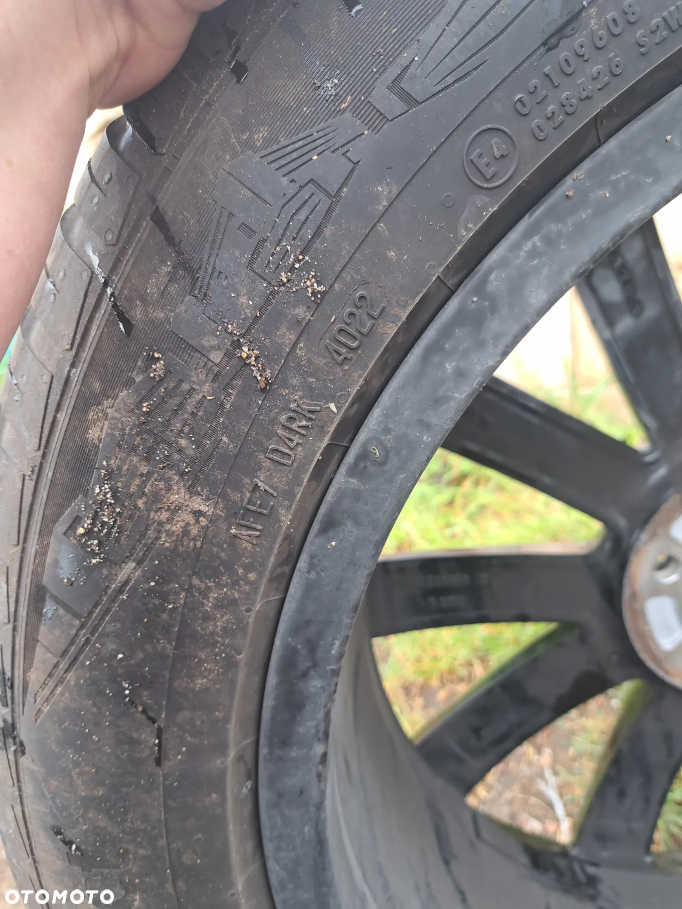 Felga z oponą Volvo XC-60 II 19 Cali 7.5Jx19H2 ET 50.5 31423852 235/55R19 105V XL Continental AllSeasonContact DOT 4022 2022 Rok - 11