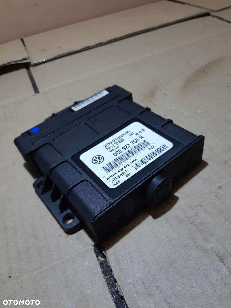 audi q7 4l 3.0 tfsi moduł komputer sterownik skrzyni biegów 0c8927750n - 2