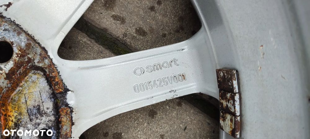 FELGI ALUMINIOWE 0015426V001 5x112 5,5Jx15 4.0Jx15 CALI ET27 SMART FORTWO 4 SZTUKI KOMPLET - 12