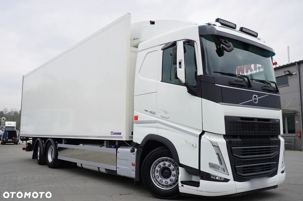 Volvo FH 460 / Chłodnia Krone 23 EPAL! / Carrier Supra 1150 MT Silent / Multitemperatura / Oś skrętna - 8