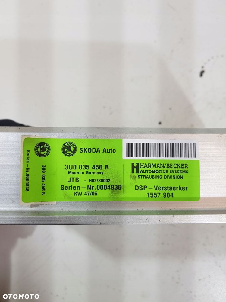 wzmacniacz radia skoda vw audi 3u0035456b - 8