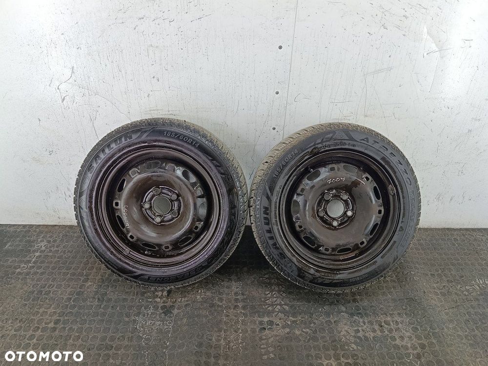 FELGI STALOWE PARA 14 Z OPONAMI SKODA FABIA II 6JX14H2ET43 21 185/60R14 82H - 1