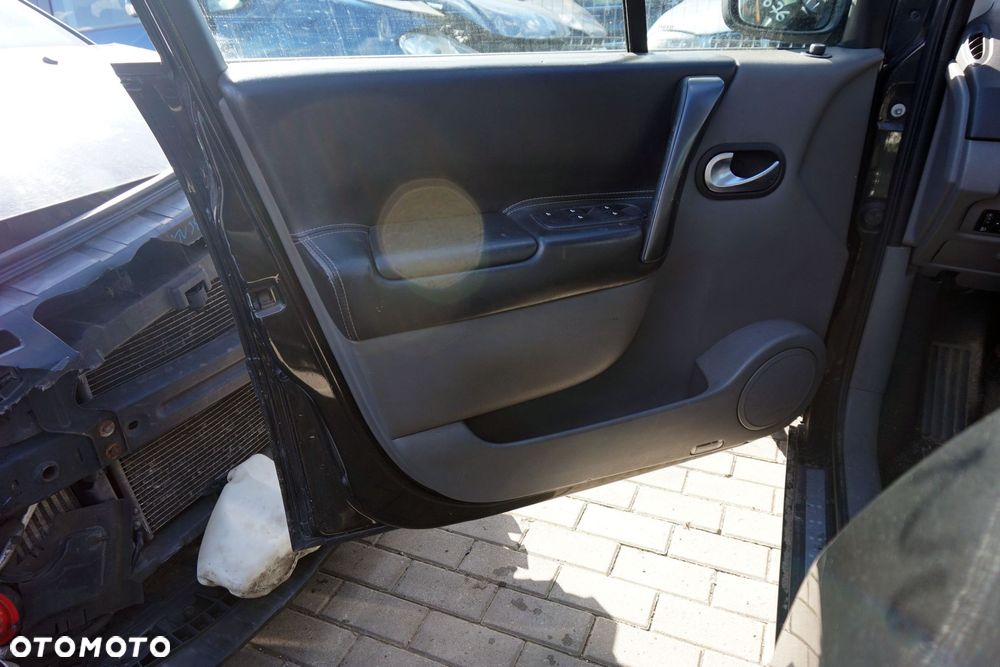 DRZWI PRZEDNIE LEWE SCENIC II PH2 LIFT NV676  CZARNY RENAULT 2006-2009 - 6