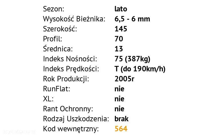Dębica Passio - 145/70 R13 - 3