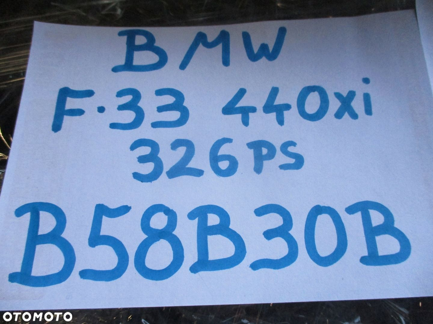 Silnik motor BMW F33 440 xi 326 PS B58B30B 20KM KOMPLETNY - 11