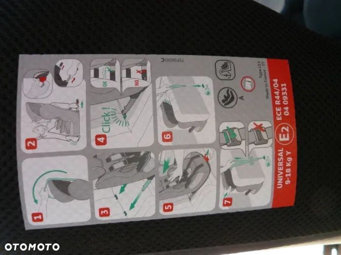 Fotelik samochodowy z isofix Norauto 9-18kg NOWY - 7