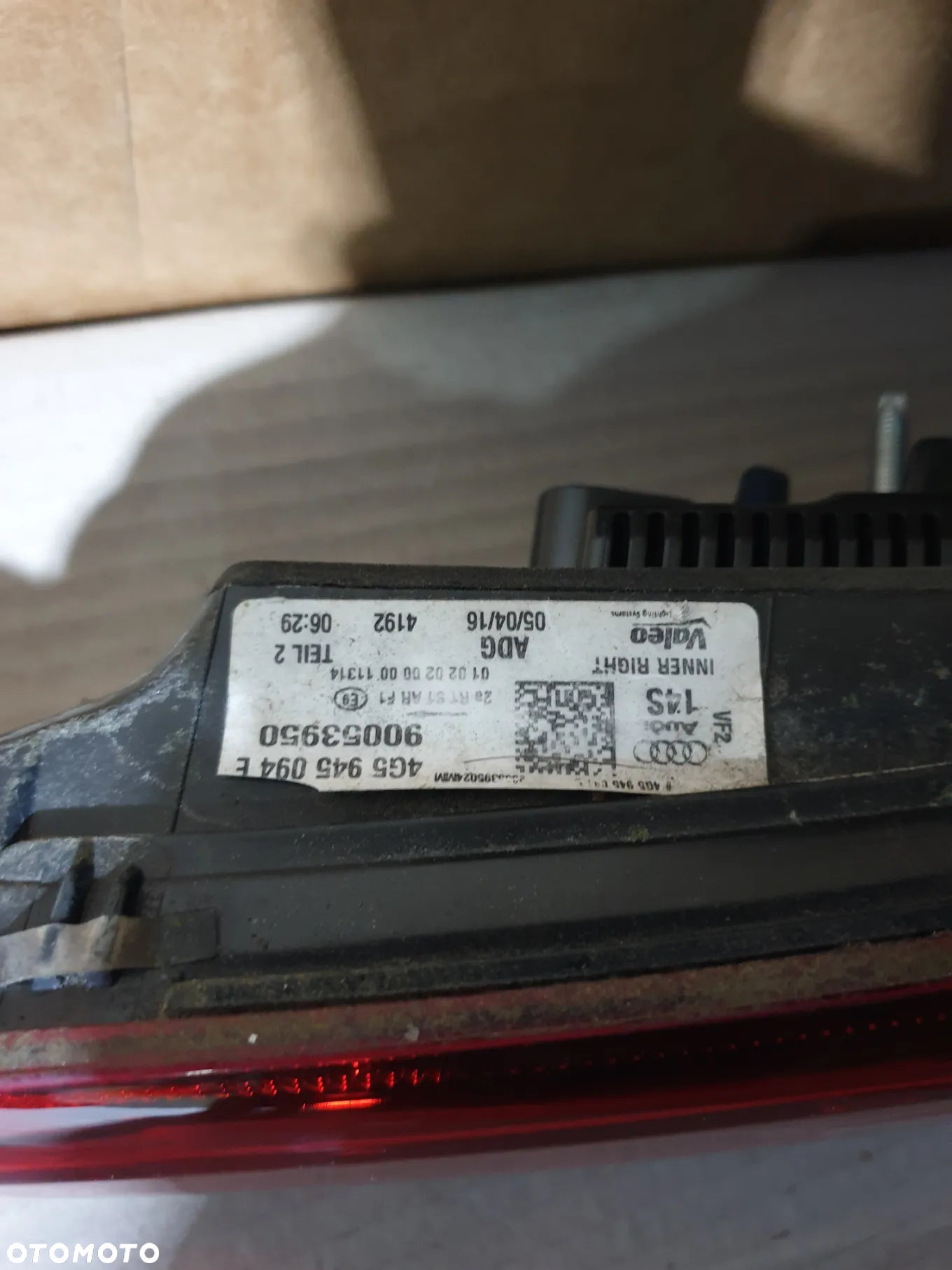 AUDI A6 C7 LIFT FL SEDAN LIMUZYNA LAMPY TYŁ TYLNE LAMPA PRAWA LEWA PRAWY LEWY TYŁ MATRIX LED  W BŁOTNIK W KLAPE 4G5945095E 4G5945096E 4G5945093E 4G5945094E KOMPLET IDEALNE! NOWE! - 4