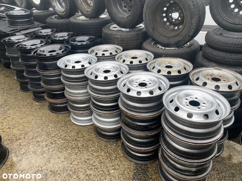 FELGI Stalowe 16 Iveco Daily Sprinter Crafter 235/65/16C 225/65/16C Zima Iveco Daily jak NOWE ! - 17