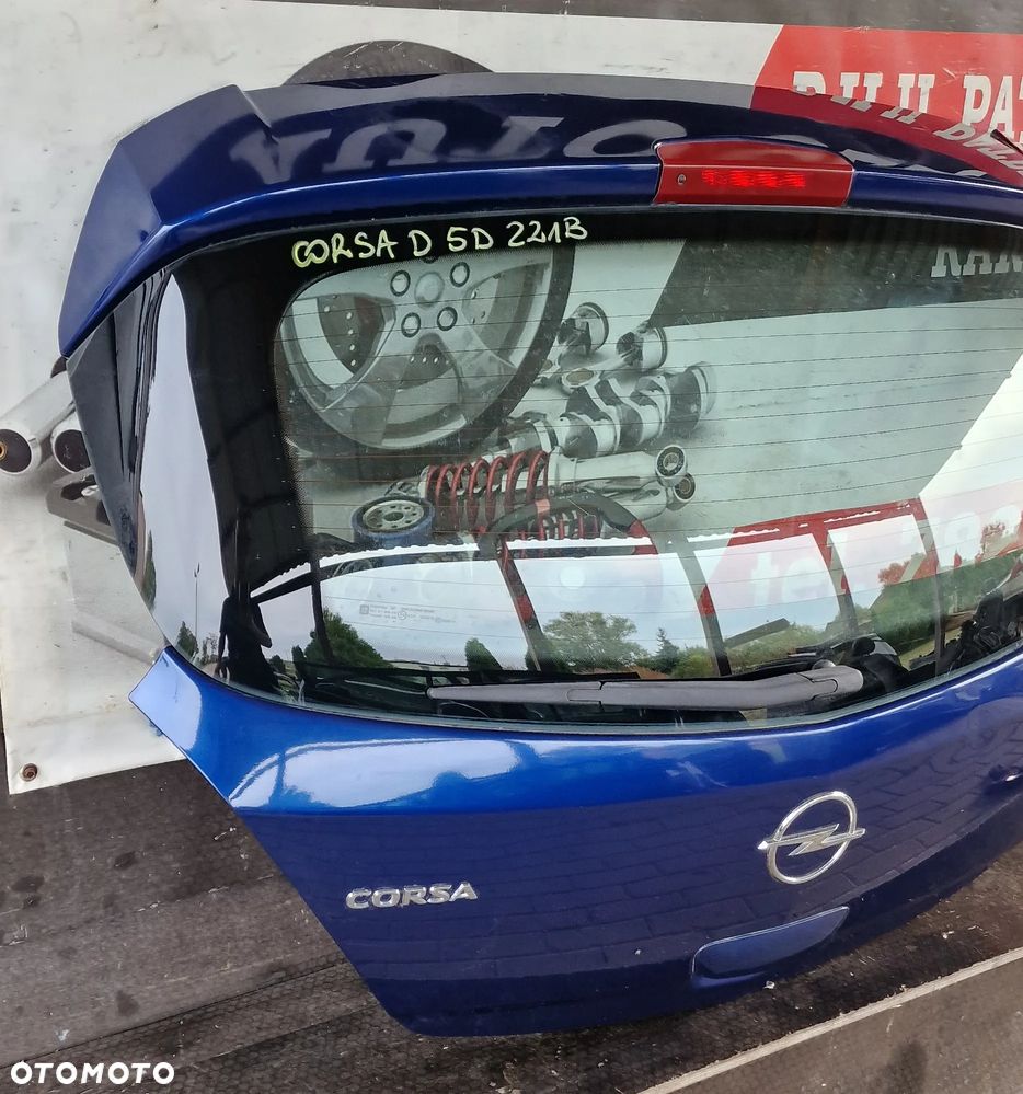 KLAPA BAGAŻNIKA OPEL CORSA D 5D Z21B - 6