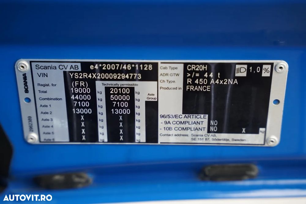 Scania R 450 / SISTEM HIDRAULIC / RETARDER / I-PARK COOL / EURO 6 - 38