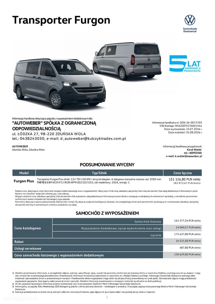 Volkswagen Transporter - 10