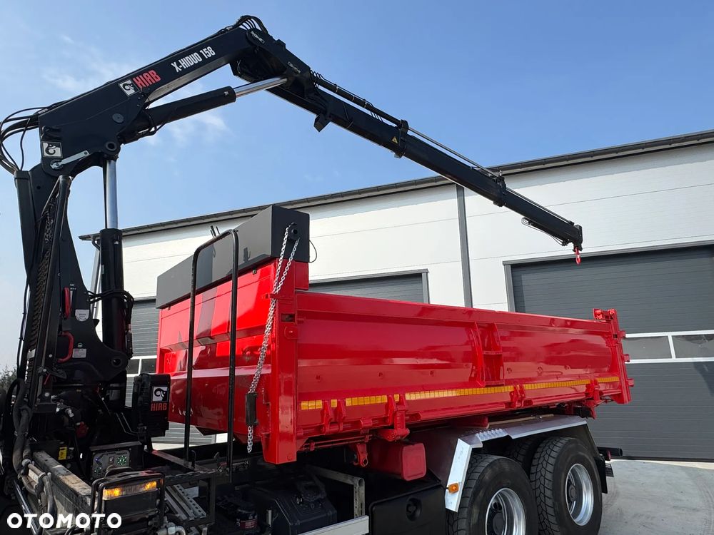 Renault GAMA C380 WYWROTKA 6x4 HDS HIAB 158 B-2+ PILOT HYDROBURTA ROK 2018 - 13