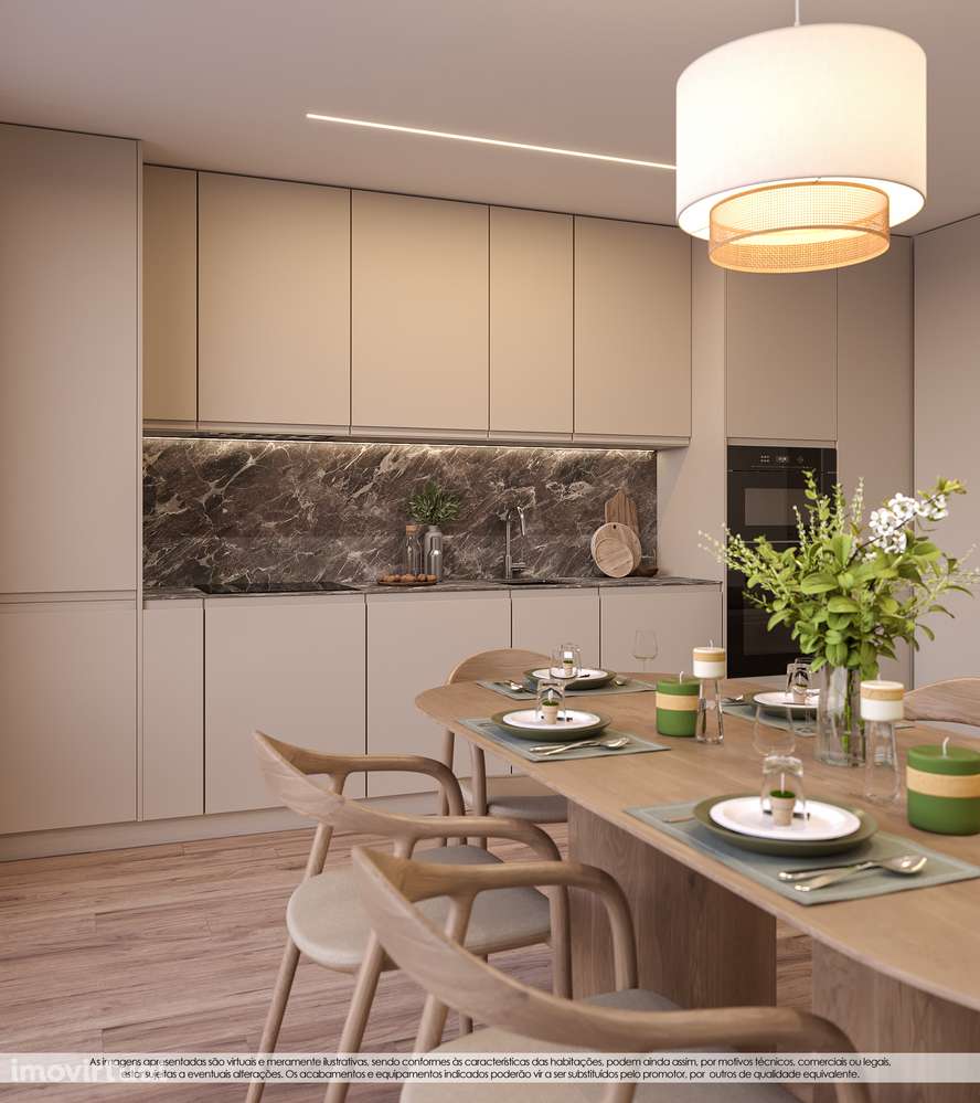 T2+1 Novo em condomínio privado, com lugar de garagem e arrumo - Grande imagem: 5/20