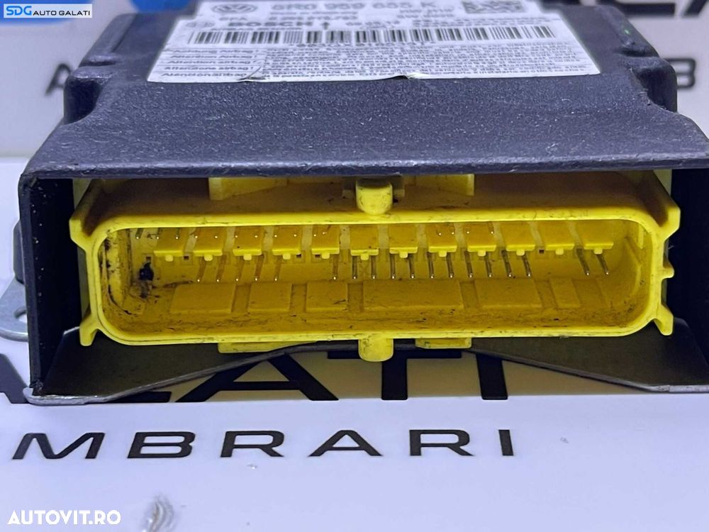 Unitate Modul Calculator Airbag Skoda Fabia 2 2007 - 2015 Cod 6R0959655K [L4332] - 3
