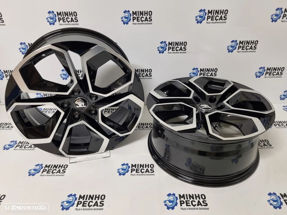 Jantes Look Skoda Octavia Altair em 18 Preto Polido (5x112) - 4
