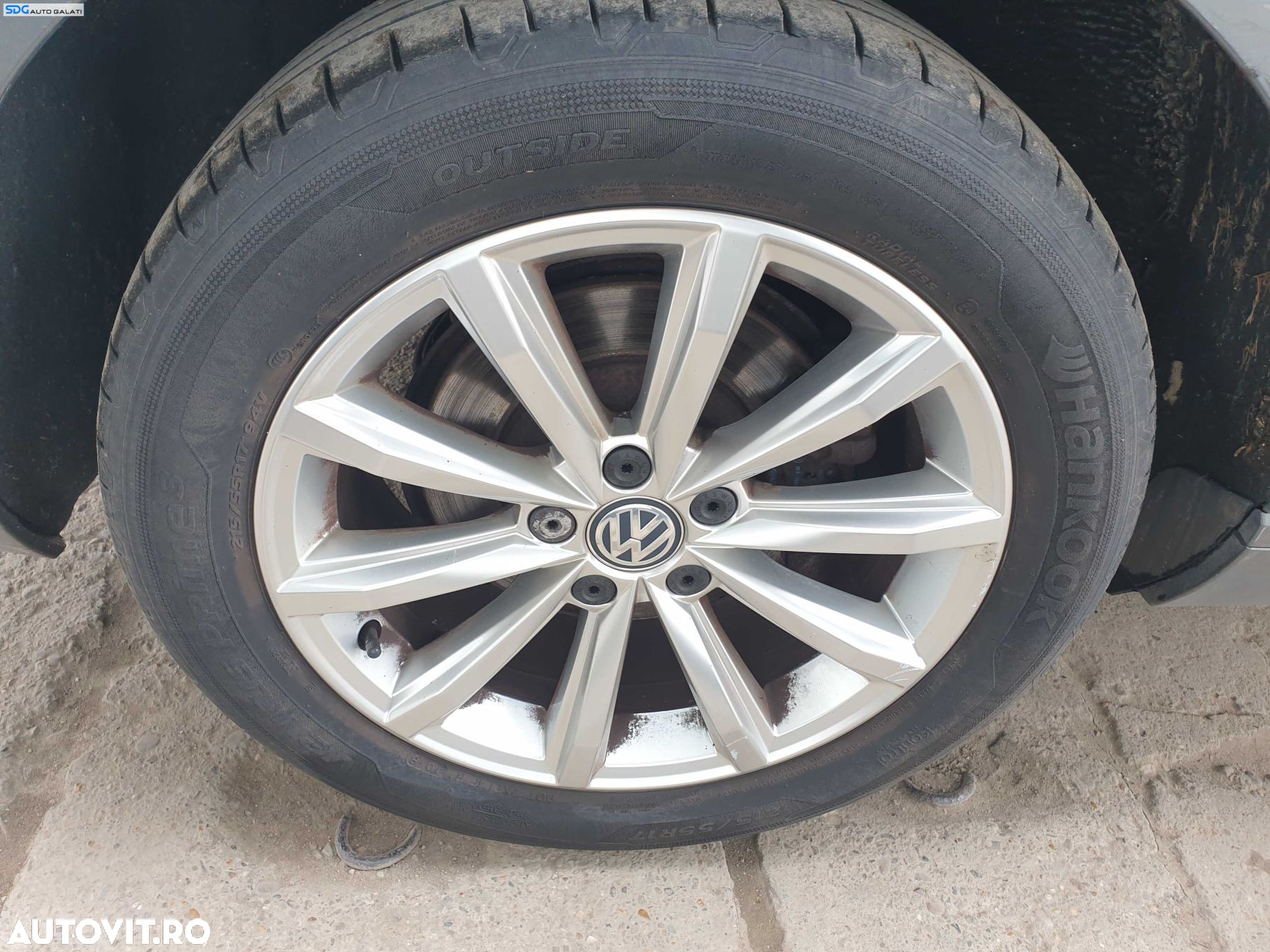 Set 4 Jante Roti Aliaj 215 55 17 R17 5x112 Skoda Superb 2 2008 - 2015 [K4700] - 4