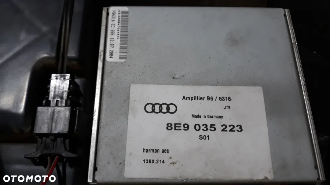 Głośnik subwoofer audi A3 A4 8P3035382 7606500216 8P4035382 7606500230 8E9035223 8E03538203S - 10