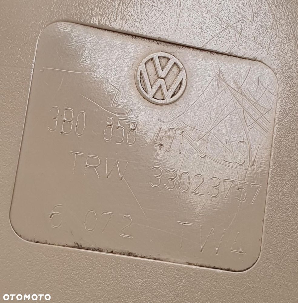ZAPINKA PASA BEZPIECZEŃSTWA LEWY PRZÓD VW PASSAT B5 3B0858471J EUROPA - 4