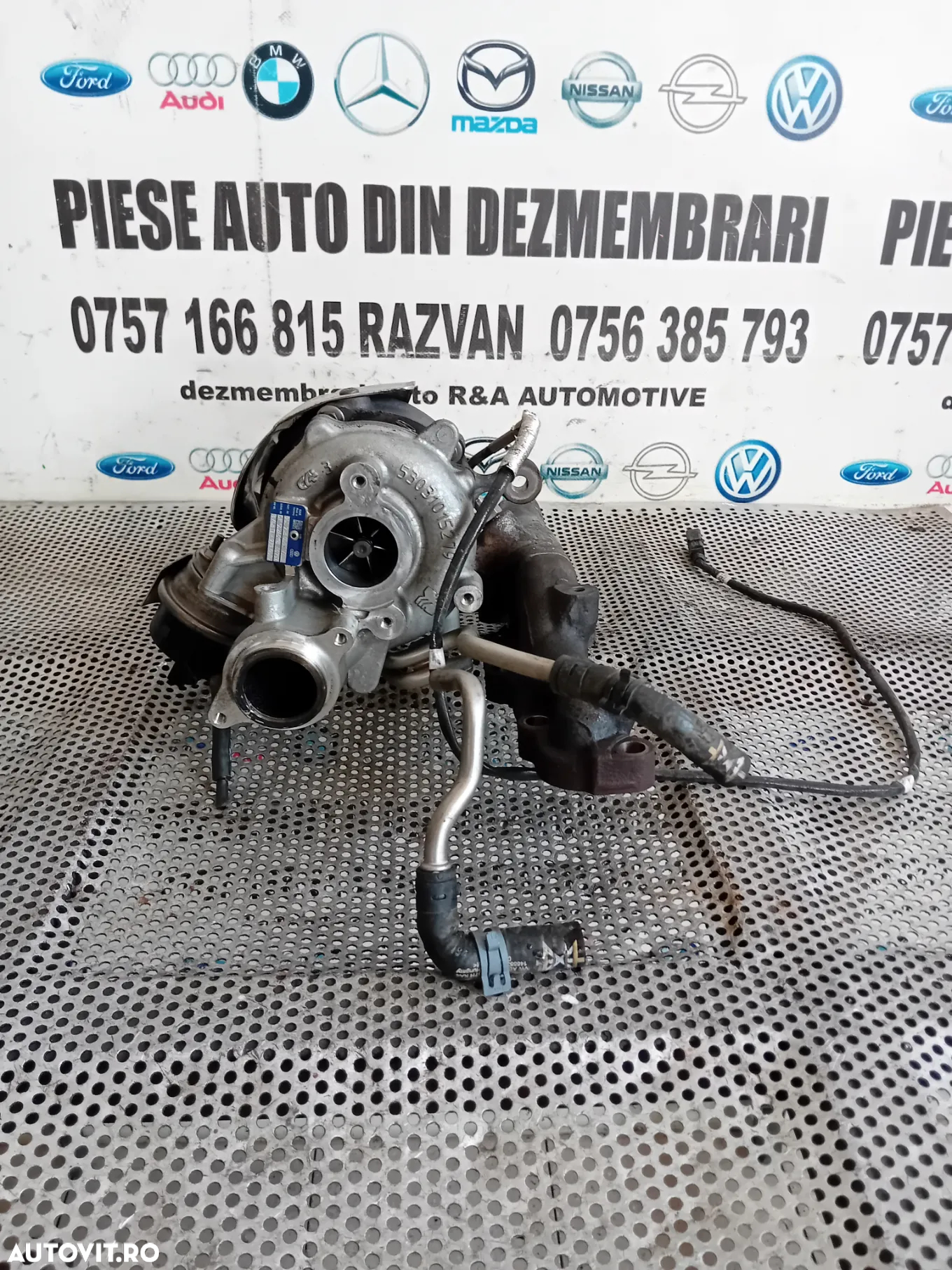 Turbo Turbina Audi A4 A5 A6 C7 Q3 Q5 2.0 Tdi 190 Cai Motor CNH Cod 04L253056C Cutie Automata NYU - 3