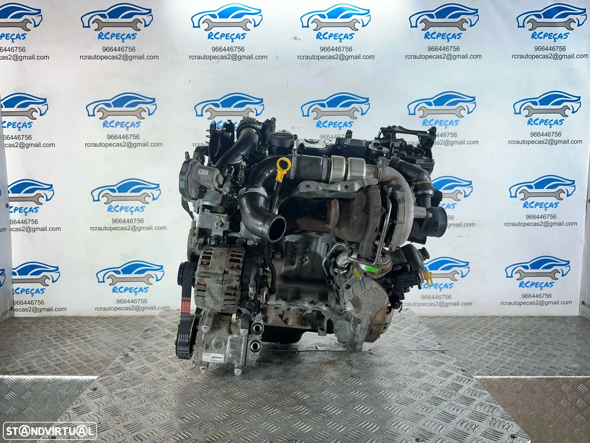.Motor Completo Volvo Ford Mazda PSA Peugeot Citroen 1.6 D CD TDCi 8v D4162T AV6Q-6007-AC Continental Siemens - 1
