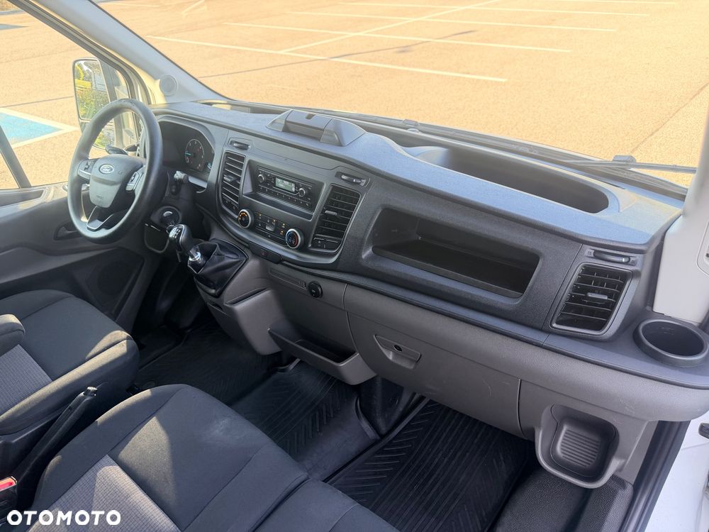 Ford FORD TRANSIT 350 PLANDEKA L3 2.0 DIESEL 170 KM • 2021 • 89 827 KM • ŁADOWNOŚĆ 1375 KG • FV 23% • SALON POLSKA • SERWIS ASO • PEŁNA EKSPERTYZA • GWARANCJA - 35
