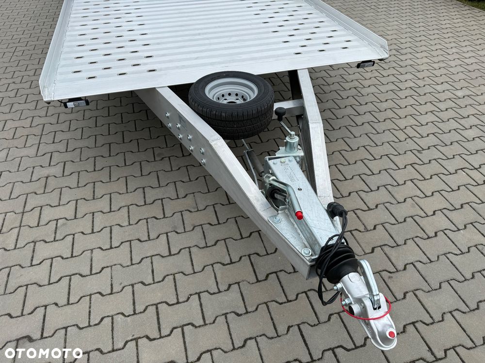 Gromex laweta aluminiowa | 850x210cm | DMC 3500kg | platforma na 2 auta | 3 osie AL-KO | OŚWIETLENIE LED - 6