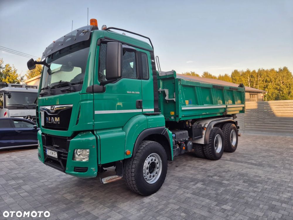 MAN TGS 26.500 6X4 Wywrotka Meiller-Kipper Bordmatic Hydroburta Resor Manual Euro6 Z Niemiec - 7