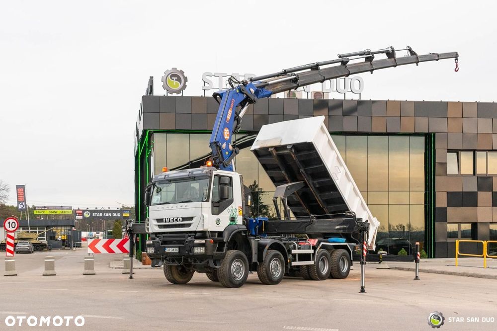 Iveco TRAKKER 450 8x8 PM 85SP HDS Żuraw Wywrotka - 8