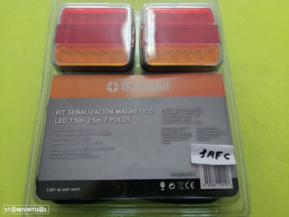 Kit de farolins Led Reboque Atrelado Tractor (Magnéticos) - 1