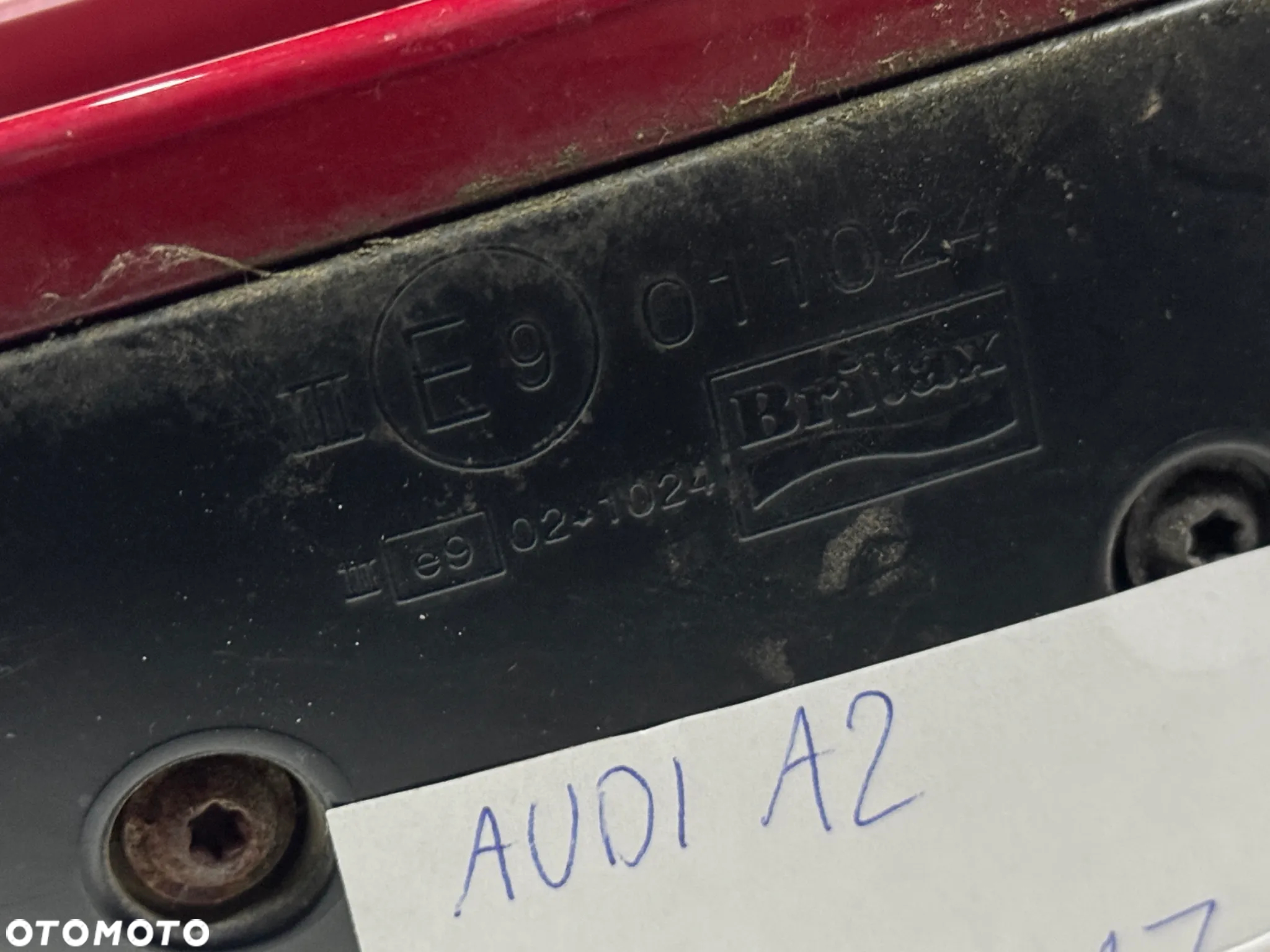 LUSTERKO ZEWNĘTRZNE LEWE AUDI A2 2000- - 3