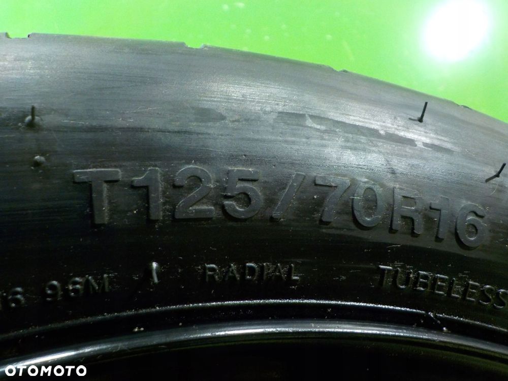AUDI A3 8P GOLF V GOLF VI kolo dojazdowe 125/70/16 5X112 - 4