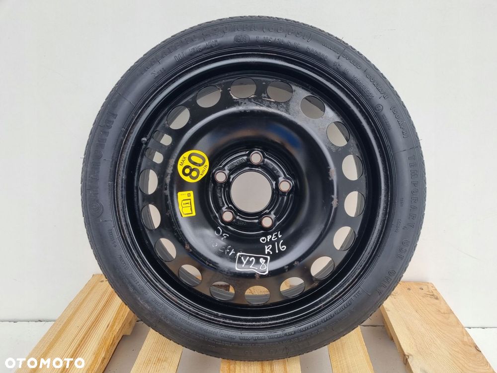 KOŁO 115/70 R16 ZAPASOWE DOJAZDOWE Opel Vectra C Astra H _ 5x110 2160132 - 1