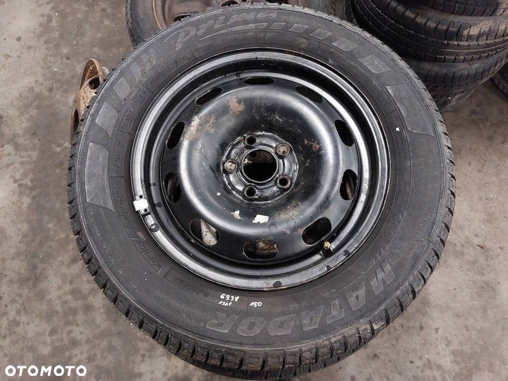 KOŁO ZAPASOWE ZAPAS 5x100 6Jx15 ET38 FI57,1  GOLF OCTAVIA 1J0601027C - 1