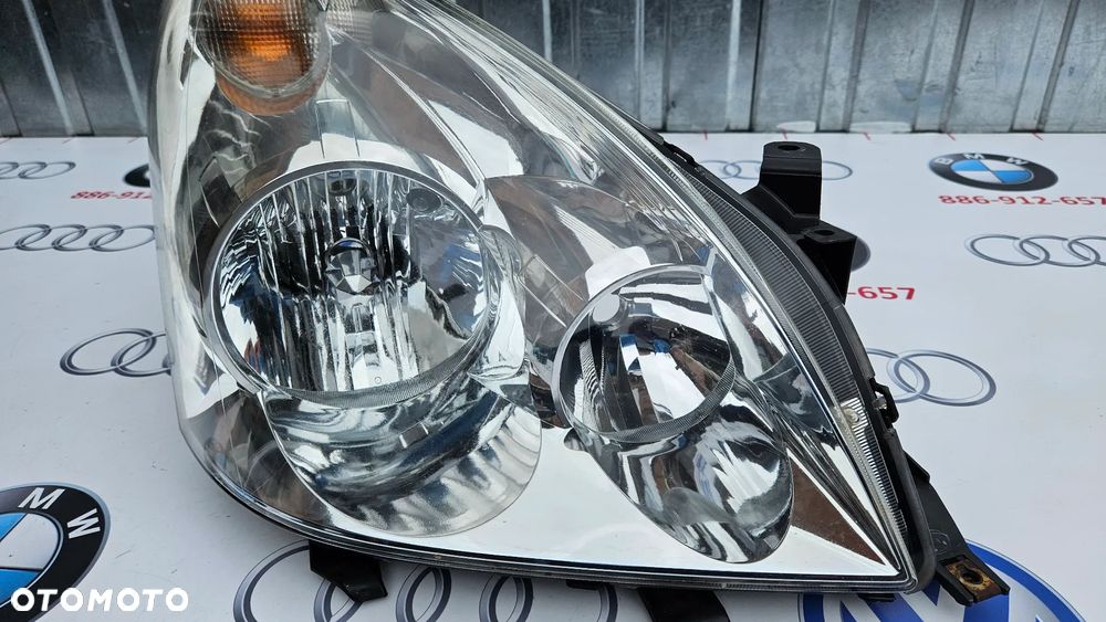 TOYOTA COROLLA VERSO II 2 2004-2007 Reflektor Prawy Lampa Prawa EUROPA KOMPLETNA ORYGINALNA IDEALNA - 5