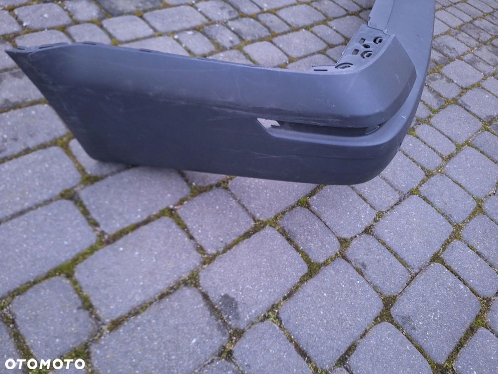 VW T6 TRANSPORTER 15-21r NIE KLEJONY! KOLOR STRUKTURY: SATINSCHWARZ ZDERZAK TYŁ TYLNY ORYG. 7E0807417 - 2