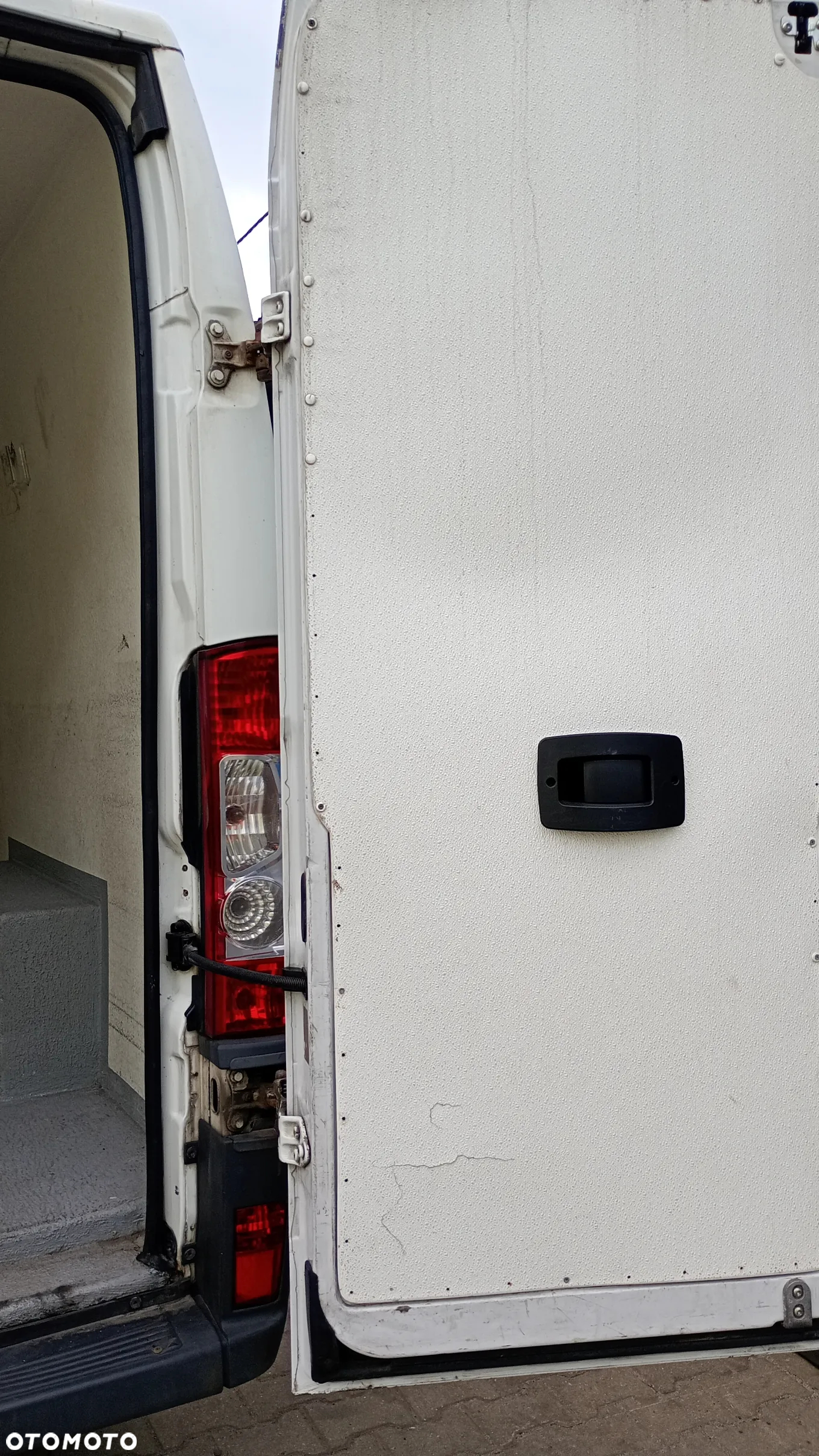 F.V Drzwi tylne wysokie uzbrojone KOMPLETNE Fiat DUCATO PEUGEOT BOXER FIAT DUCATO CITROEN JUMPER Zawiasy 270 stopni - 7